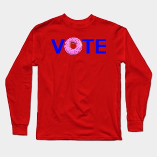 Vote Donut Long Sleeve T-Shirt